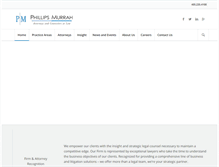 Tablet Screenshot of phillipsmurrah.com